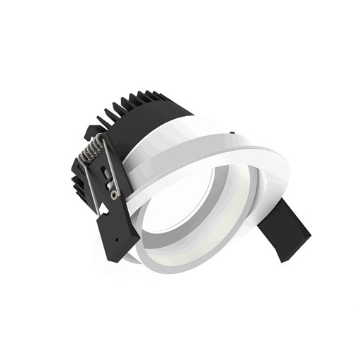Downlight Fluxe 90 HV-FD 10,3W 800Lm 3000K 230V 80° Cri93 ws Hvit