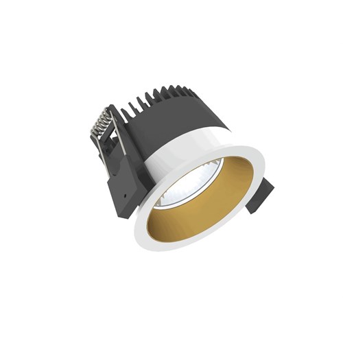 Downlight Strada 75 LV 13,8W 1250Lm 1800-3000K Cri97 60° dali ws Hvit/Gull