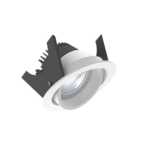 Downlight Fluxe 90 LV 13,8W 1150lm 2700K 60° CRI97 Triac cs Hvit