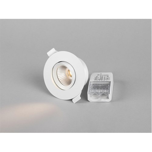 DOWNLIGHT Optic G2 Quick ISO 6W 470lm 2700K Matt Hvit 6-pakn Hidealite