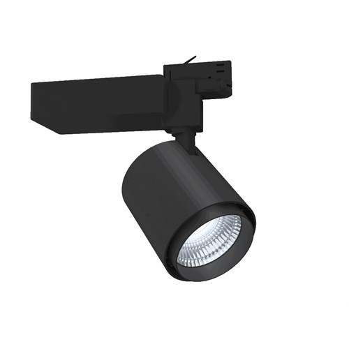 Spotlight Odion 3F XL 57,1W 5000Lm 3000K Cri82 37º No dim Sort Illuxtron