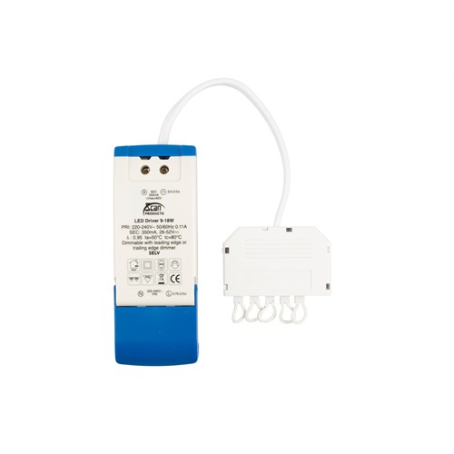 LED DRIVER ELEKTRONISK 350Ma 9-18W IP21 Scan Products