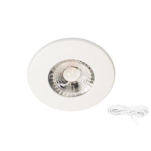 DOWNLIGHT SOFIA 3,2W 350mA 250lm 2700 K MT.HVIT IP44 Scan Products