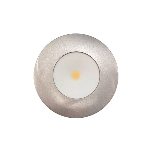 Downlight Sofia 90° 3,2W 350mA 300lm 2700K Børstet stål IP44 Scan Products