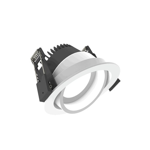 Downlight Fluxe 90 Hv-Fd 10,5W 600Lm 2700K 230V 40° CRI83 WS Hvit