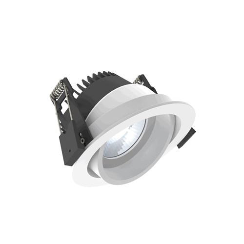 Downlight Fluxe 90 LV 13,8W 1150lm 2700K 60° Cri97 Dali CS Hvit Illuxtron