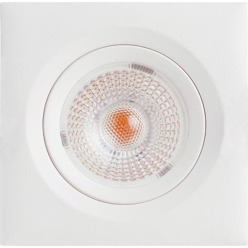 DOWNLIGHT GYRO FRAME COB LED 8W 600lm 2700K FIRKANT HVIT IP44
