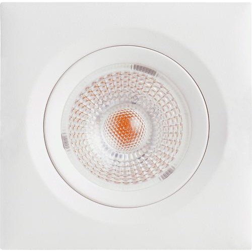 DOWNLIGHT GYRO FRAME COB LED 8W 2700K FIRKANT MATT HVIT IP44