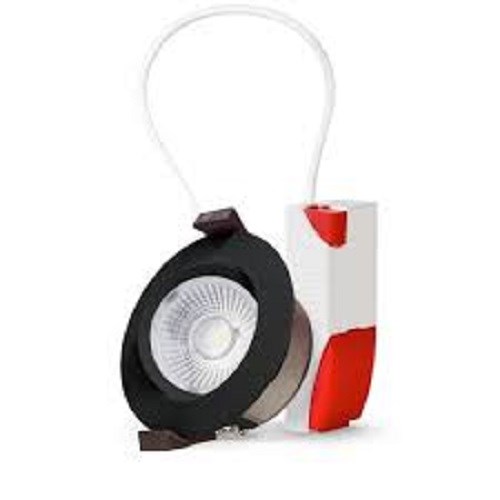 DOWNLIGHT Gyro Eco 8W 700lm 2700K Matt Sort IP44