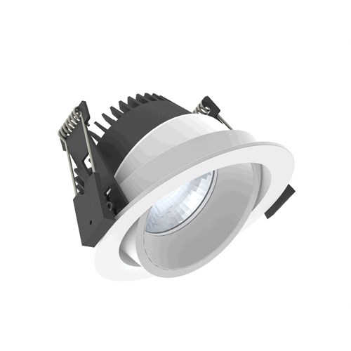 Downlight Strada 90 LV 13,8W 1250Lm 1800-3000K Cri97 60° dali ws Hvit