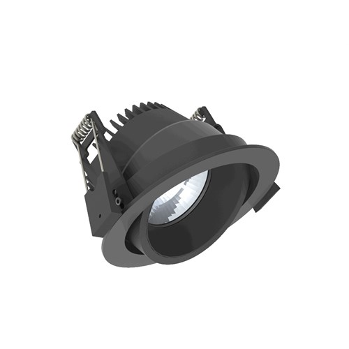 Downlight Strada 90 LV 13,8W 1250Lm 3000K Cri97 60° dali ws Sort