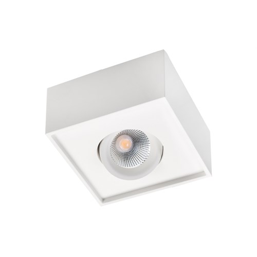 DOWNLIGHT LUX CUBE 1x8W 540lm 2700K Matt Hvit Sg Armaturen