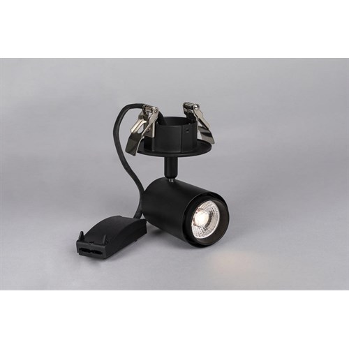 Spotlight innfelt Focus Micro 10W 630lm 2700K Matt Sort