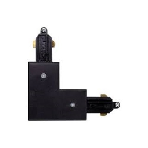 Vinkelskjøt 90° Venstre for Spotlight skinne Trackline T1 230V Sort Aneta