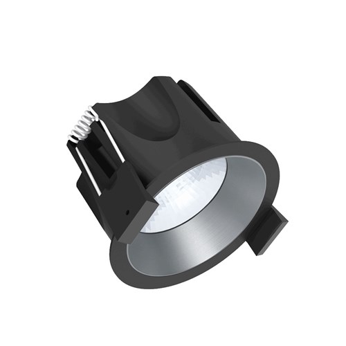 Downlight Strada 68 LV 13,8W 1150Lm 2700K Cri97 60° dim ws Sort/Sølv IP44