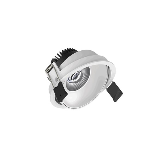 Downlight FIDO 108 HV-FD 10,5W 600Lm 2700K Cri93 40° ws Hvit IP44