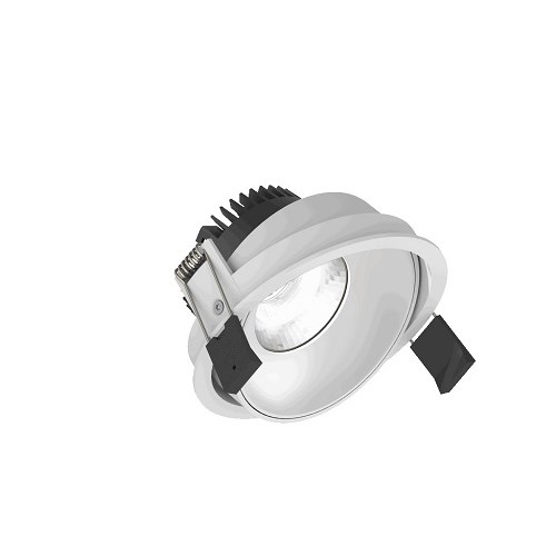 Downlight FIDO 108 LV-HE 13,2W 1875 Lm 3000K Cri95 60° ws Hvit IP44