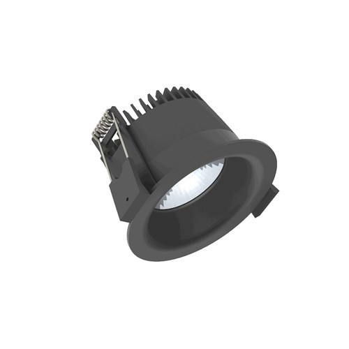 Downlight Linea 75 LV 13,8W 1250lm 3000K 60° Cri97 Dali cs Sort Illuxtron