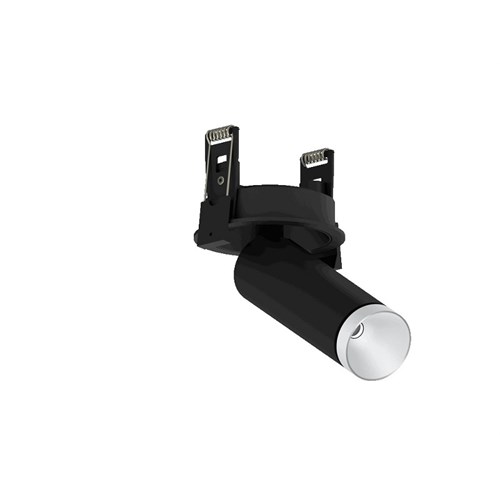 Spotlight Innfelt Pointer Spot 75 9,2W 550lm 2700K 60º Dim Sort/Hvit