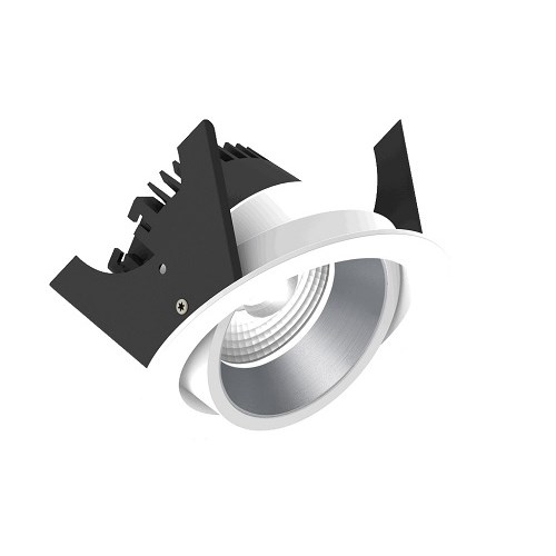 Downlight Strada 90 HV-FD 10,5W 600lm 2700K 230V 60º Cri93 cs Hvit/Sølv