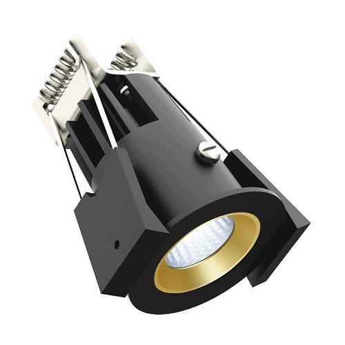 Downlight Strada 35 LV-C 6,6W 475Lm 500mA 2700K ws Matt.Sort/Gull IP44