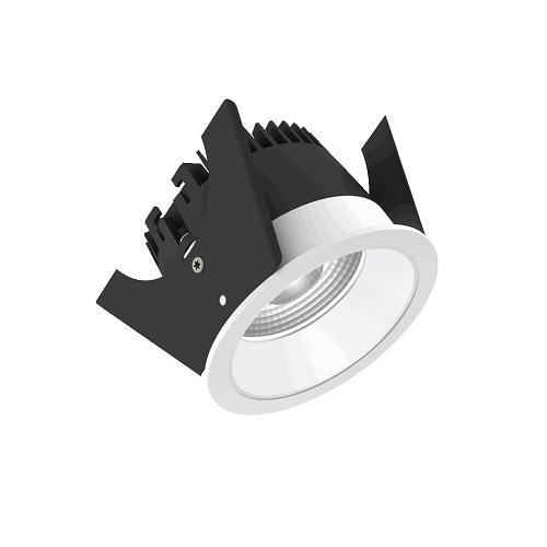 Downlight Strada 75 HV-FD 10,5W 600Lm 2700K Cri93 40° triac dim Hvit
