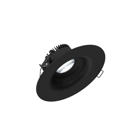 Downlight Linea 120 LV 13,8W 1150lm 2700K Triac Dim Cri97 ws Sort IP44