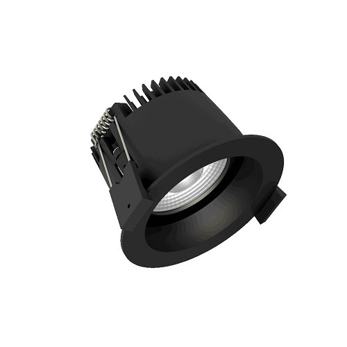 Downlight Fluxe 75 hv-fd 10,5W 600Lm 2700K 230V 60° Cri83 ws Sort