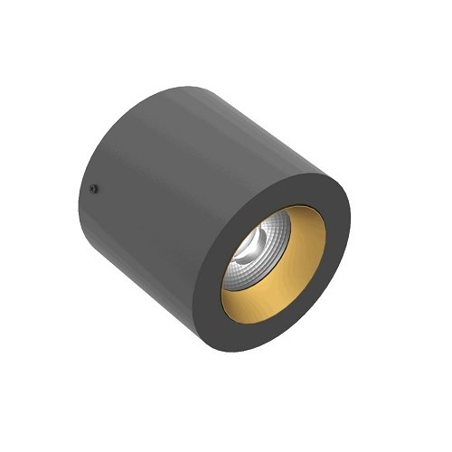 Downlight Vector 100 hv-fd 10,5W 600lm 2700K 230V 40° Cri93 Sort/Gull IP20