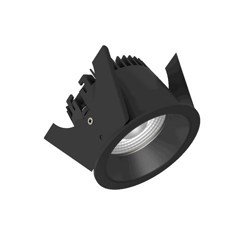 Downlight Strada 75 HV-FD 10,5W 800lm 2700K 230V 40º Cri93 ws Sort
