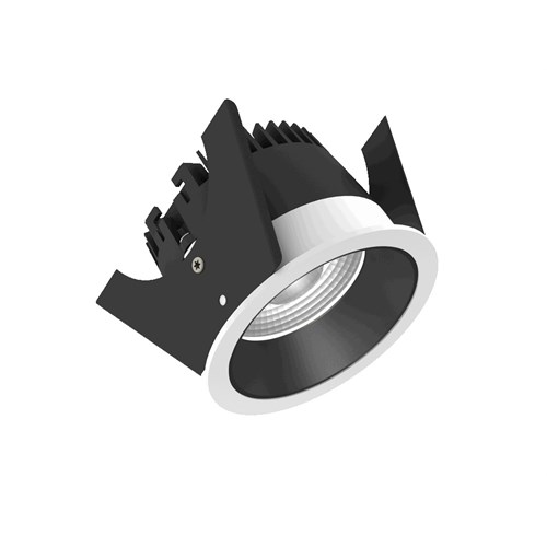 Downlight Strada 75 HV-FD 10,5W 600lm 2700K 230V 60º Cri93 cs Hvit/Sort
