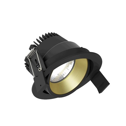 Downlight Strada 90 DTW 10,3W 600lm 2200-3000K 60° ws dim Sort/Gull