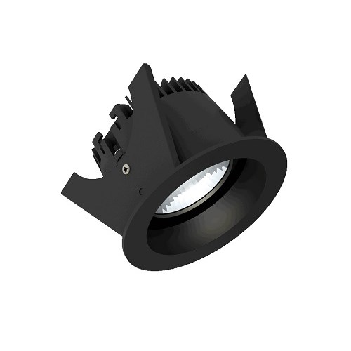 Downlight Fluxe 75 LV 13,8W 1150lm 2700K 60° Cri97 Dim cs Sort