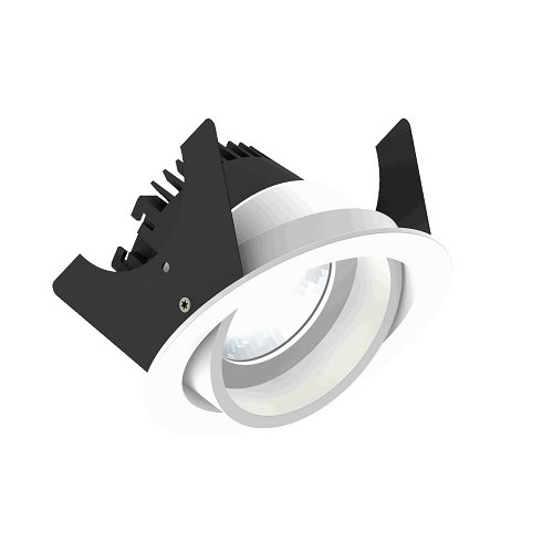Downlight Fluxe 90 LV 13,8W 1150lm 2700K 60° CRI97 Triac cs Hvit
