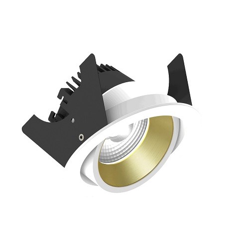 Downlight Strada 90 HV-FD 10,5W 600lm 2700K 230V 60º Cri93 cs Hvit/Gull
