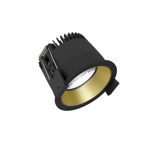 Downlight Strada 75 lv 13,8w 1250lm 1800-3000K Cri97 60° Dim ws Sort/Gull