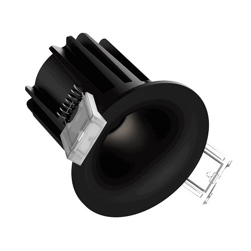 Downlight Linea 50 LV 9,4W 625lm 2700K 230V 40º Cri93 ws dim IP20 Sort