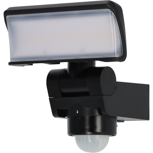 Lyskaster WS 2050 SP bevegelsesføler/fotocelle 20W 1860lm 3000K IP44 Sort