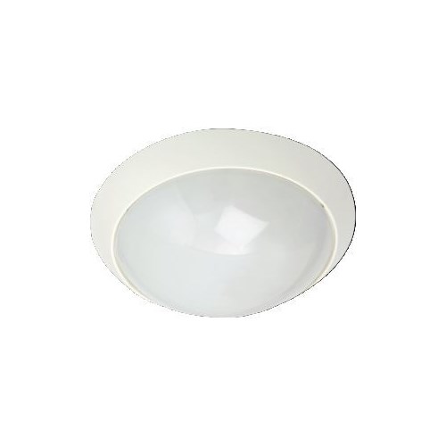 TAKLAMPE ENØK LED HVIT 10W LED SENSOR HVIT IP44 SG ARMATUREN