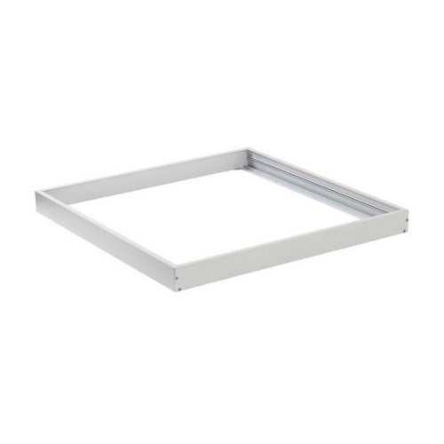 Utenpåliggende Monteringsramme for led panel 595X595mm Hvit Qualiko