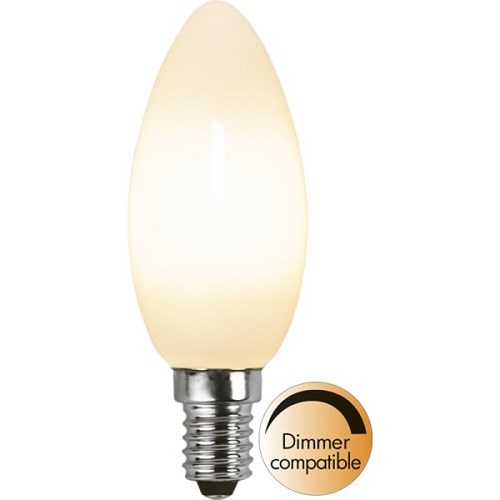 MIGNONPÆRE OPAQUE C35 E14 5W 470LM 3000K DIM MS BELYSNING