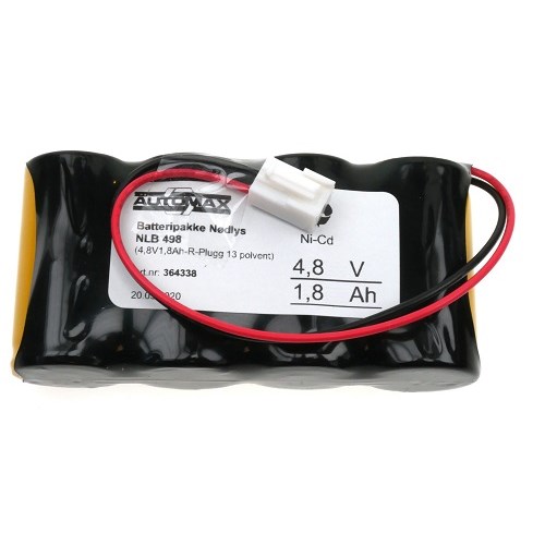 BATTERIPAKKE NLB 498 4,8V1,8Ah-R-Plugg 13 (polvent)