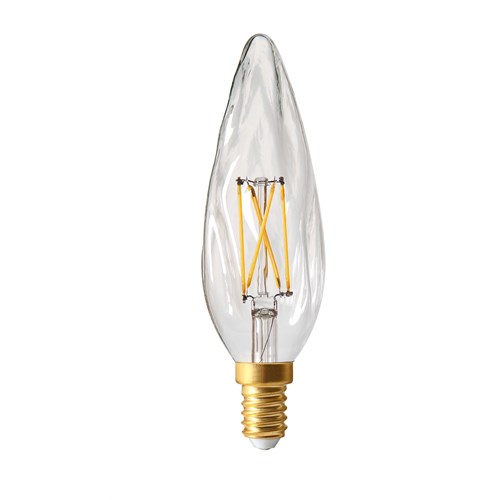 Mignonpære Filament Krystall 4W 320lm 2700K 230V E14