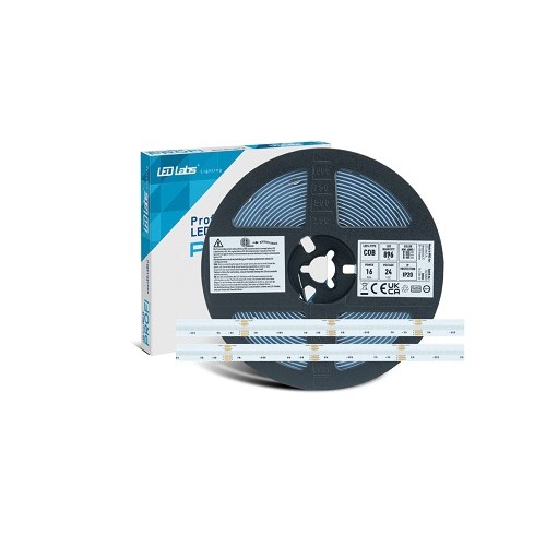 Led-strips IP20 COB RGBW 4000K 24V 16W/1200lm Pr.meter 5 m b=10mm