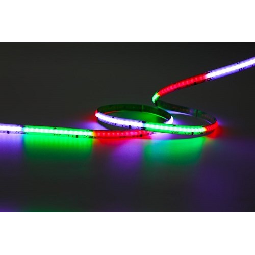 Led-strips IP20 SPI COB 24V RGB+White 21W/910lm pr.meter 5M