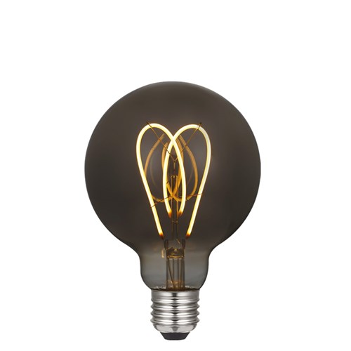 DEKORPÆRE FILAMENT GLOBE G95 SMOKY 5W 150lm 2000K