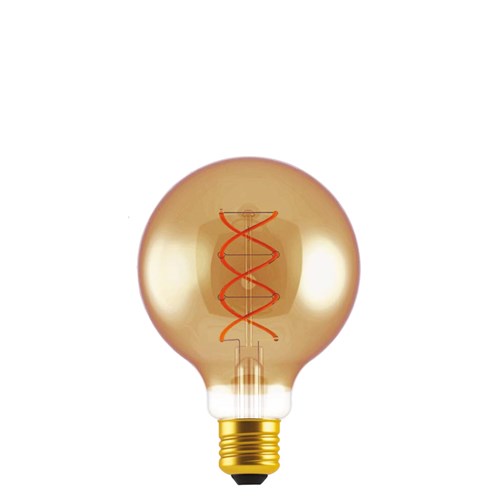 DEKORPÆRE FILAMENT GLOBE G95 GOLD 5W 250lm 2000K