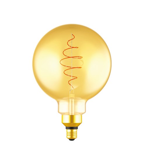 DEKORPÆRE CROISSANT FILAMENT GLOBE G200 GOLD 8,5W 600lm 2000K