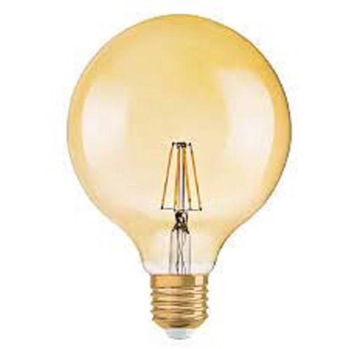 GLOBEPÆRE G125 6,5W 650lm 2400K, E27 GOLD DIM Osram