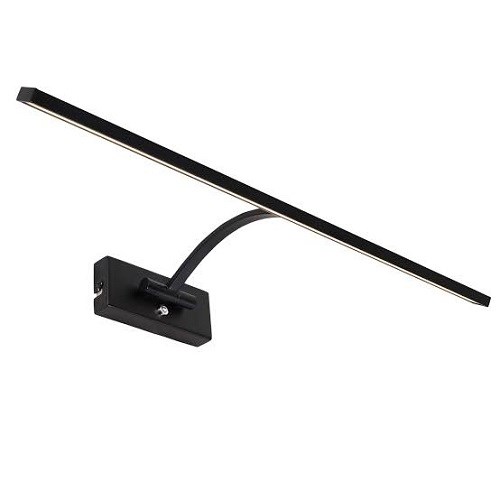 MALERIBELYSNING SAWA 1X7W 560 lm 3456K MATT SORT LED DIMBAR.